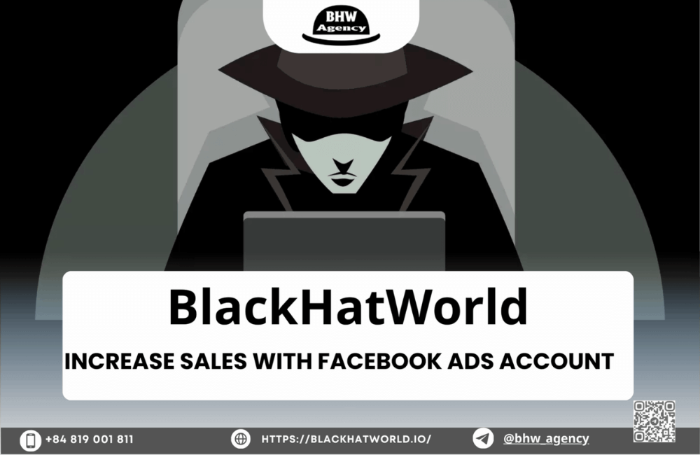 BlackHat - 通过 Facebook 广告代理商增加销售额。