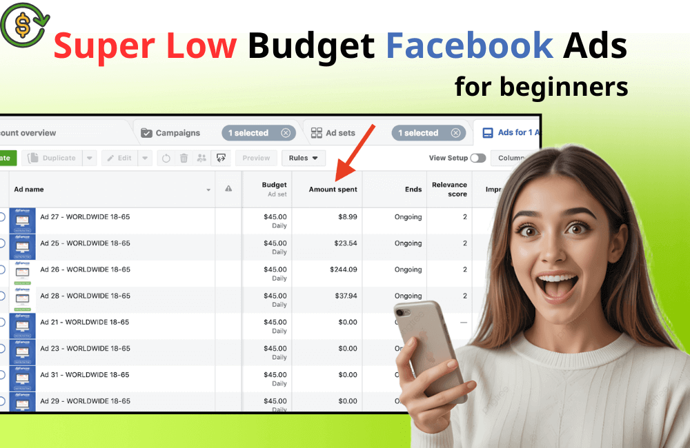 2025 年适合初学者的最佳小预算 Facebook 广告策略。