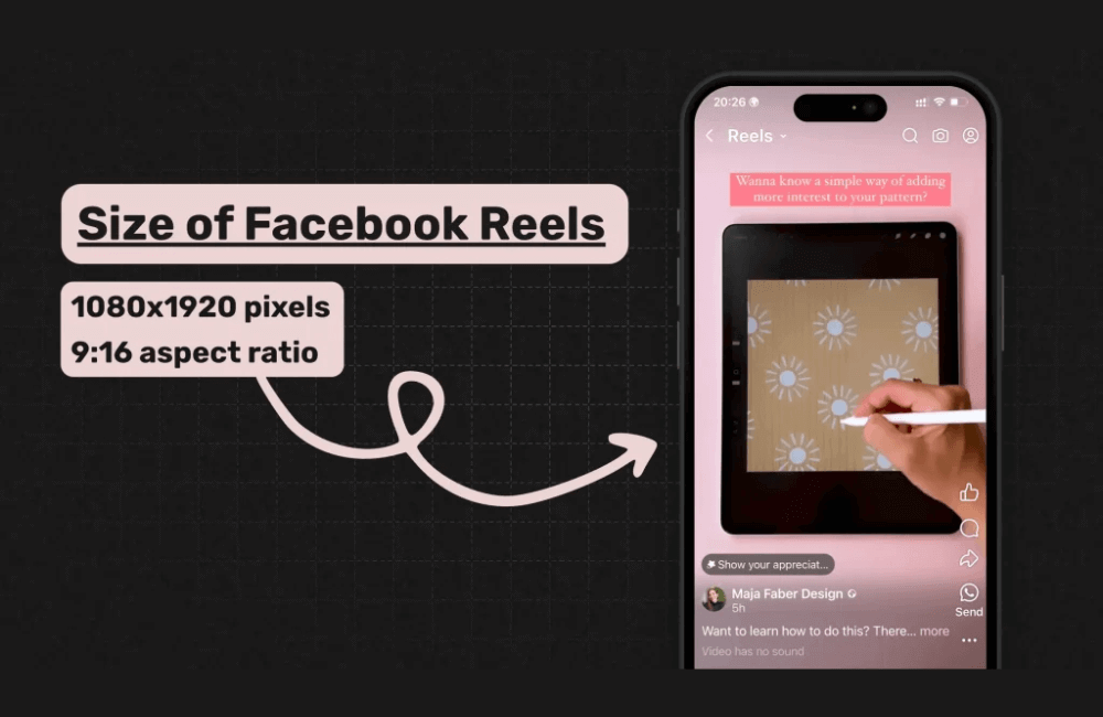 Detailed steps to set up and upload Facebook Reels videos
