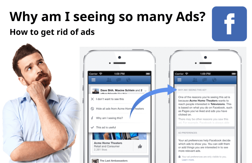 Why am I suddenly seeing so many ads on Facebook? How to get rid of ads