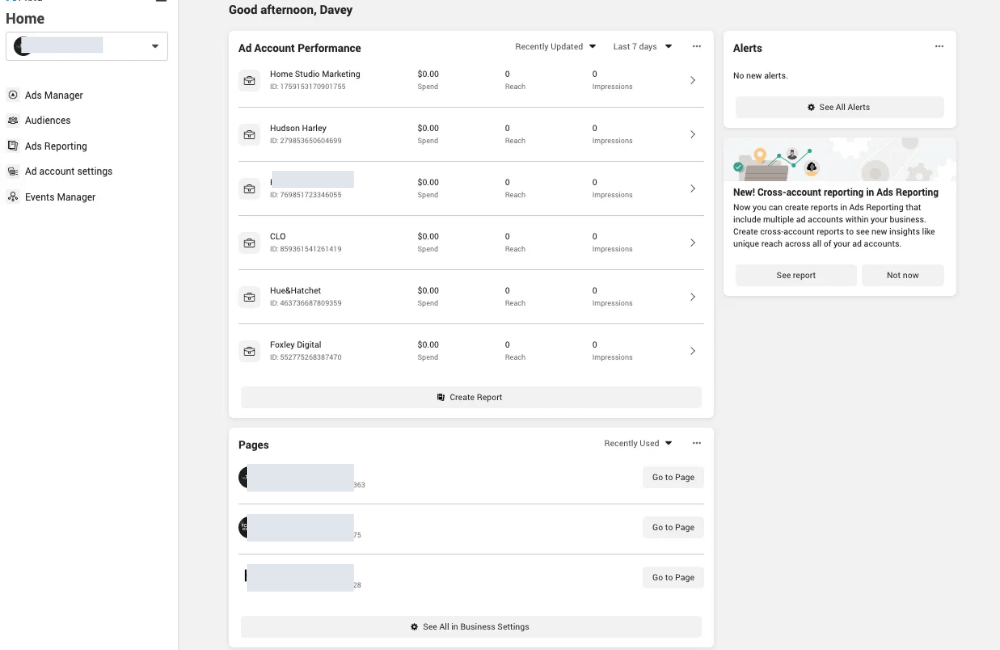 Remove ad account access in Meta Ads Manager when necessary.